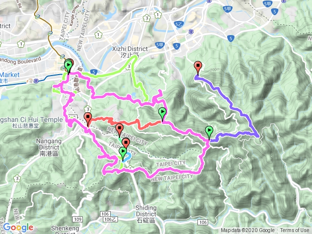 2020.10.28南港展覽館環中南山、福山、大豐山、更寮脚、土庫岳、三層崎、十三份、白匏湖西峰