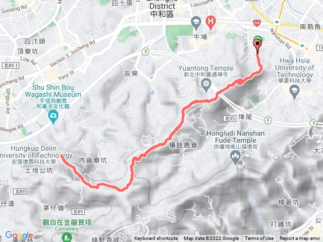 中和復興國小-大尖山-青龍嶺去回