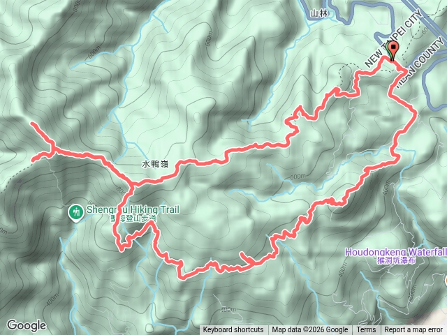 石牌~後湖子山、竹仔崙山、三角崙山、北五峰旗山、五峰旗山、鵲子山預覽圖