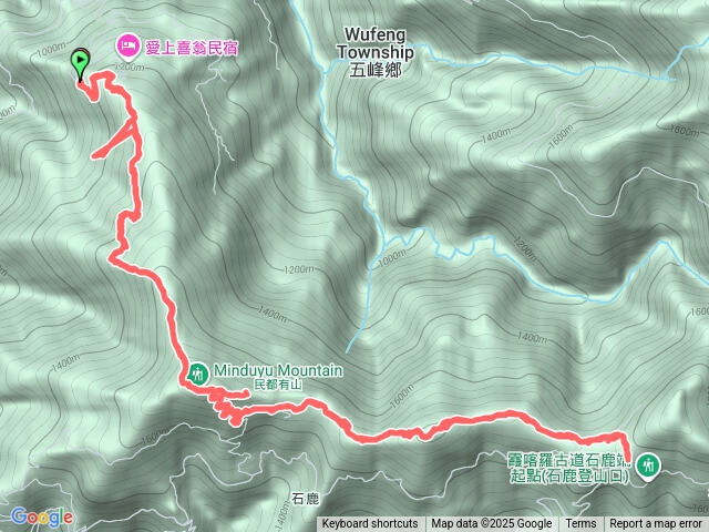 2025 D1129 :民都有山縱走西高橋山 (來回)預覽圖