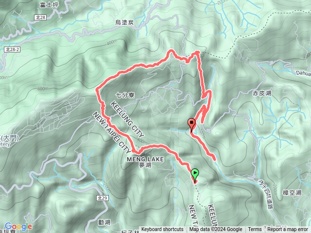 新山東陵新山友蚋山七分寮山型七分寮古道o