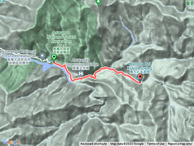 奧萬大北溪溫泉