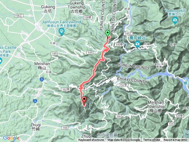 雲嘉五連峰