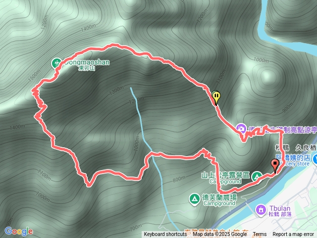 東卯山東南稜預覽圖