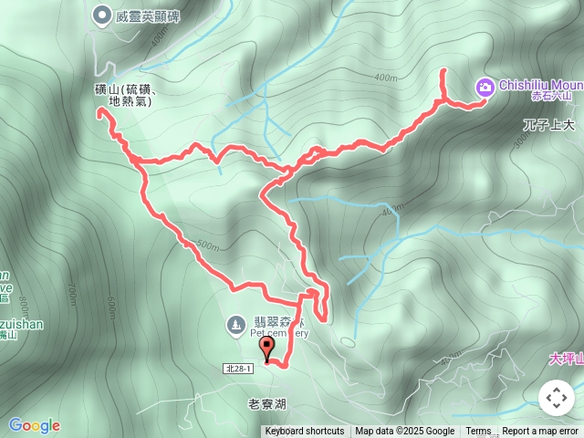 萬里大坪古道-赤石六山（磺潭山）-焿子坪（磺山）-大坪古早厝地-荖寮湖福德宮O型預覽圖