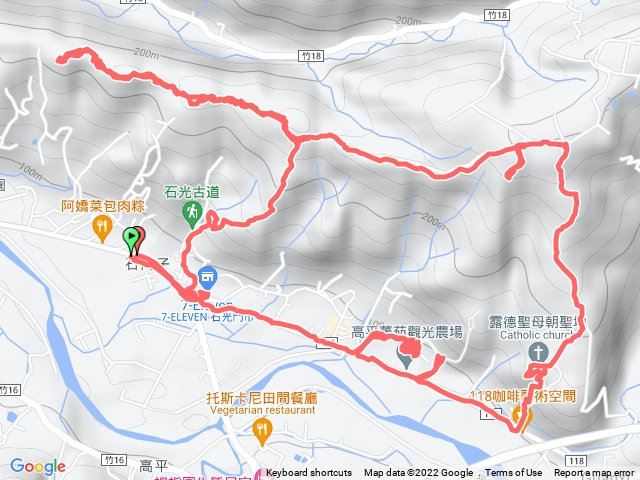 新竹/關西/大東坑山、面埔頂山、旱圳（町杭標）