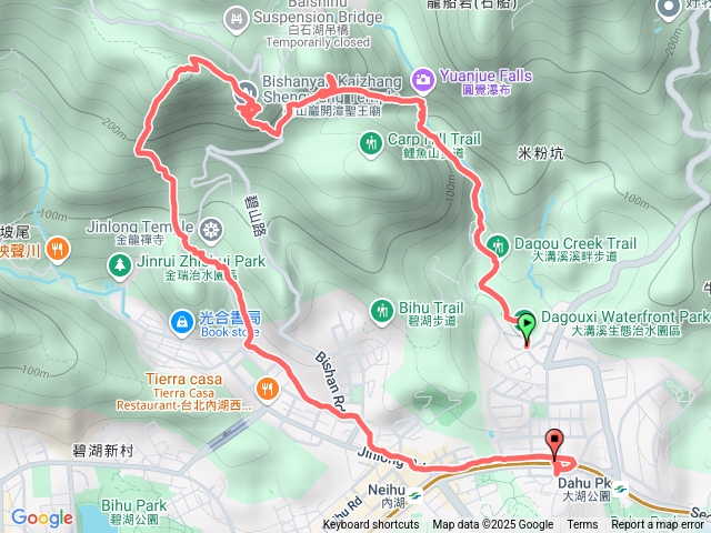 大溝溪-圓覺瀑布-圓覺寺-鯉魚山步道