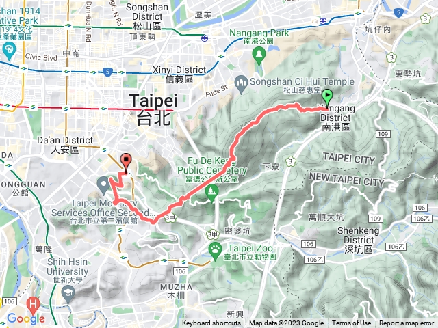 台北大縱走第六段