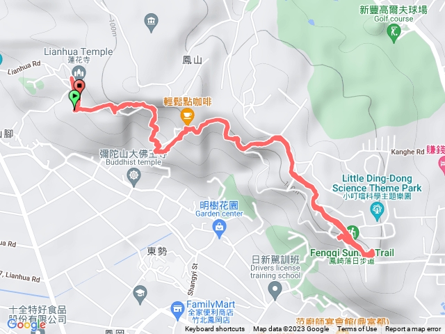 鳳崎落日落步道