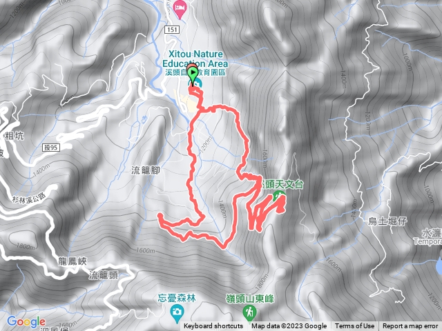 112 01 10溪頭賞鳥步道上天文台鳳凰林道下