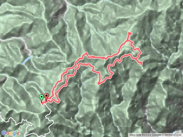 小雪山 船形山 鞍馬山 天池 啞口 O型 收費站停車場起登