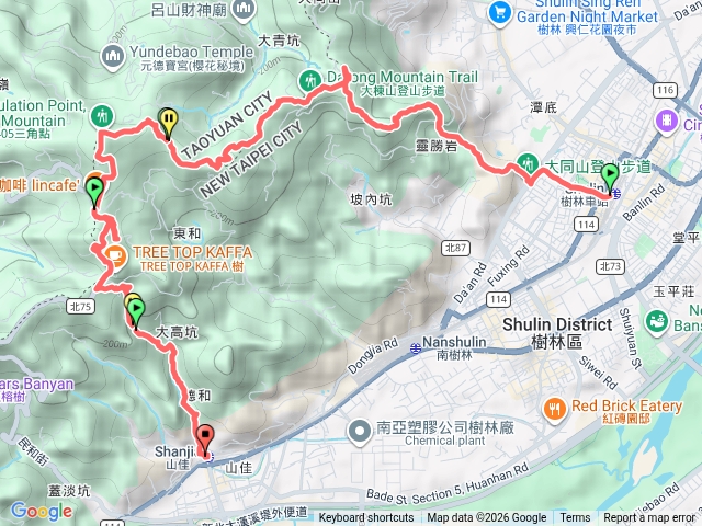 樹林青龍嶺大同山大棟山預覽圖