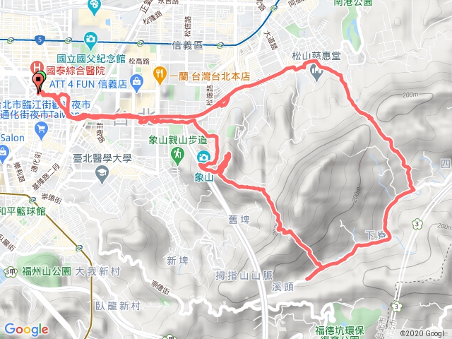 20200111 台北 拇指山麗山橋口