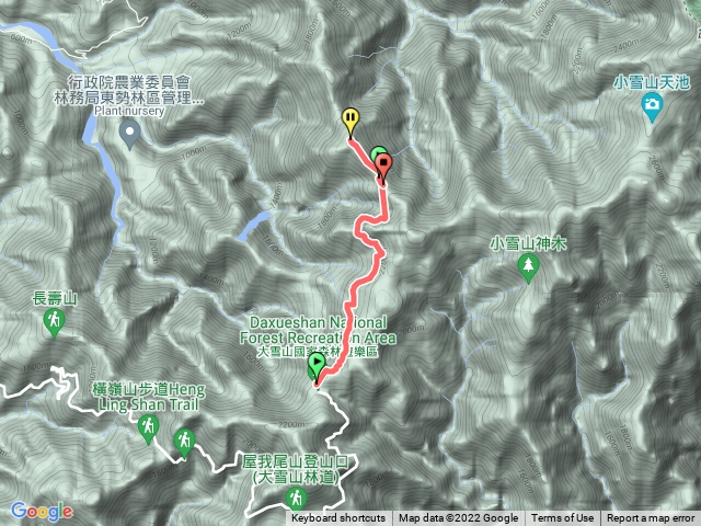 大雪山林道烏石坑山