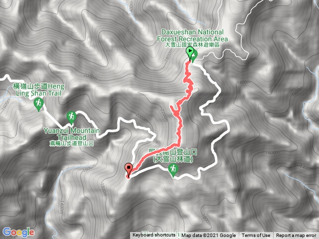 20211114捎來山下大雪山林道