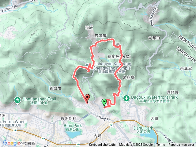 碧湖步道，新福本坑，龍船岩，碧山巖忠勇山20251012預覽圖