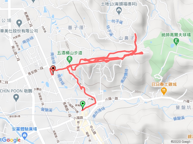 桃園蘆竹五酒桶山步道、南崁山、六福步道