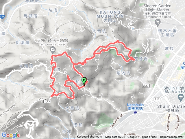 樹林櫻花林步道縱走大棟山