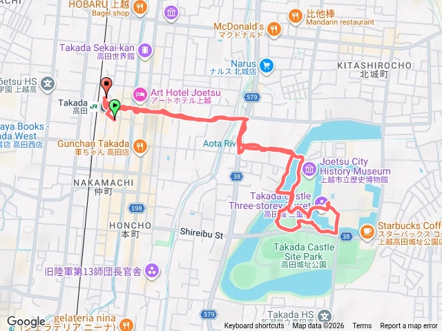 續日本100名城-高田城