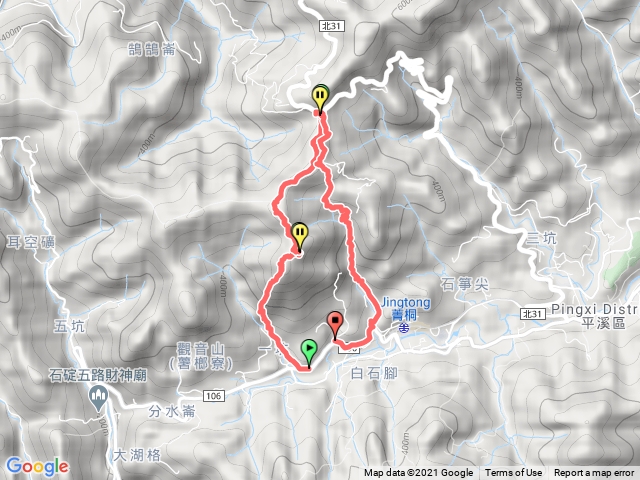 2021-03-29薯榔尖、福興土地公、菁平古道O型