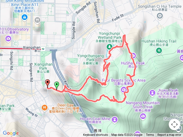 象山捷一線天步道四獸山巨石區O行