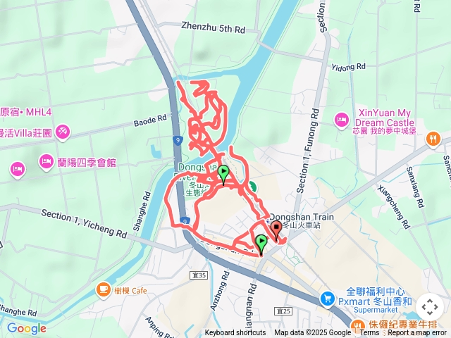 冬山火車站-冬山河生態綠洲