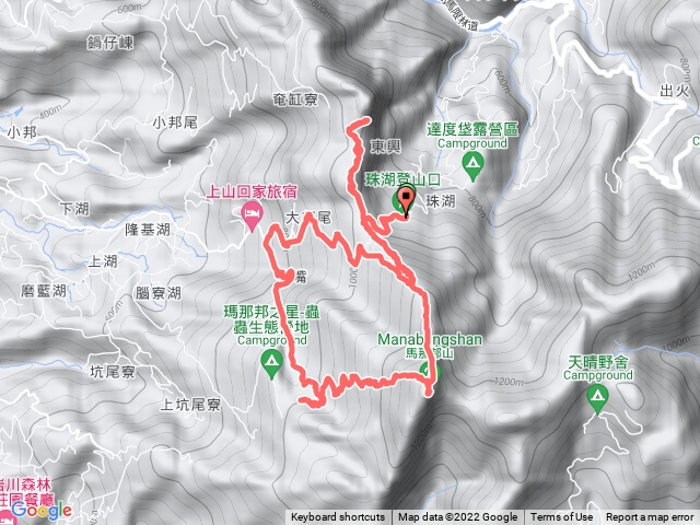 （珠湖）馬那邦山O型縱走+細道邦山