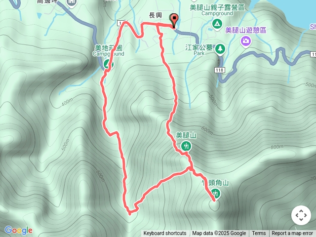 2023-10-22   羅馬公路長興國小~竹頭角山~美腿山O繞
