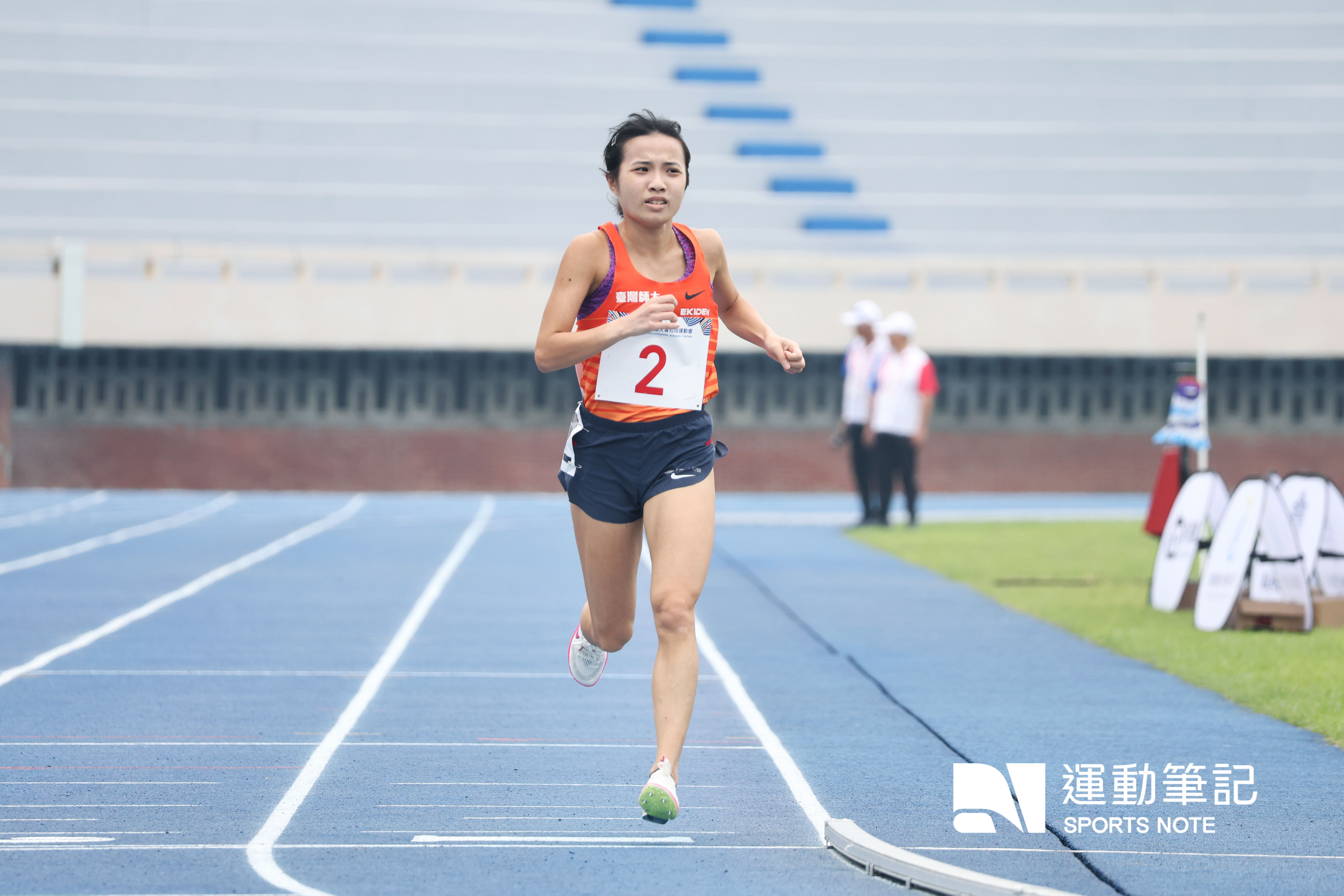 【全大運】連霸雙項目！湯樂榆5000m直線道殺出 壓肩衝線逆轉摘下金牌