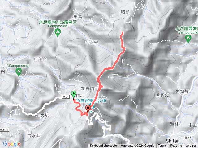 【苗栗~獅潭】新石門山→新田山→銃庫山→原路回預覽圖