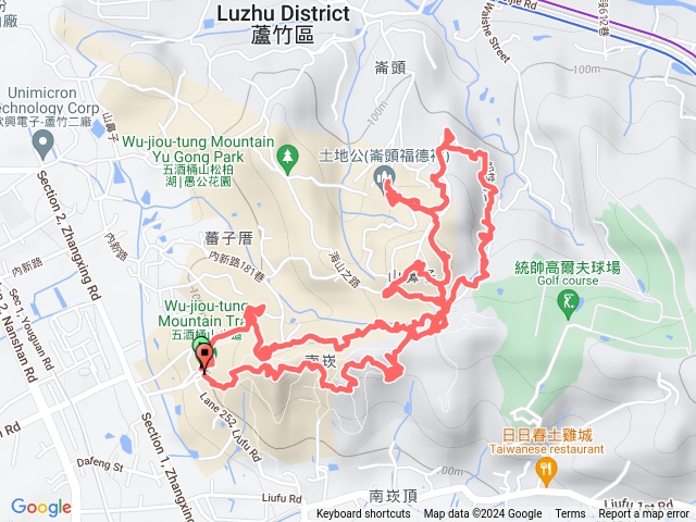 南天宮南崁山，五酒桶山公園8字走
