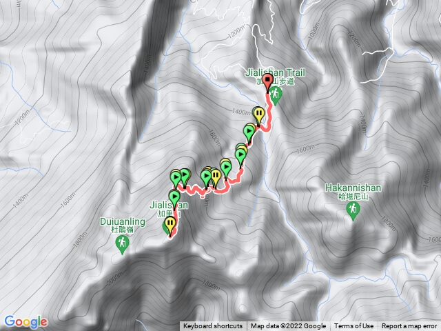 20220405 加里山 鹿場進出
