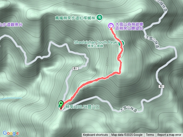 稍來山南峰預覽圖