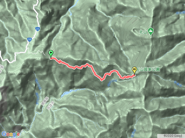 塔塔登山口到排雲山莊