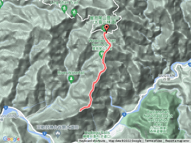 屋東縱走大雪山林道進出