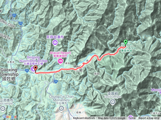 惠蓀林場（北港溪糯米橋預覽圖