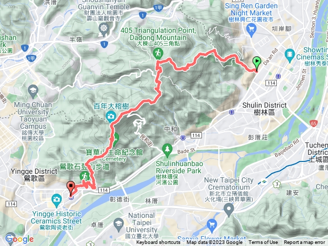 大同山-青龍嶺-大凍山-鶯歌