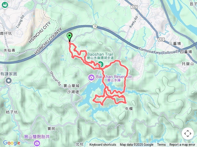 2023-12-17 竹東福龍宮～寶山水庫12連峰O繞