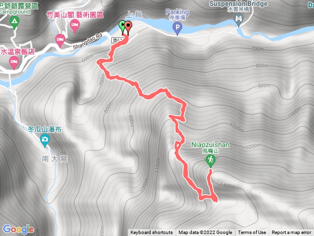 鳥嘴山 登山步道