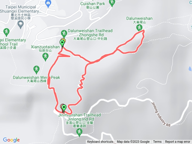 大崙尾山西峰熱熱蛇