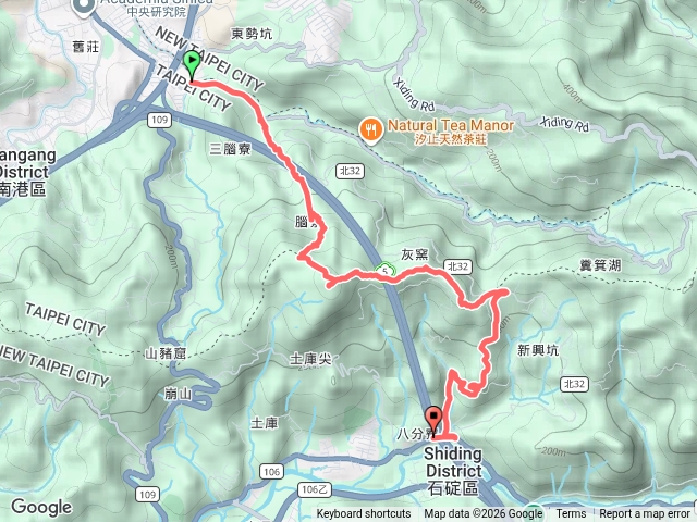 舊莊二街-更寮古道-山豬窟尖亭-土庫岳-土庫岳東峰預覽圖