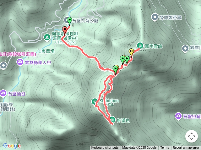 嘉南雲峰好望角石壁山