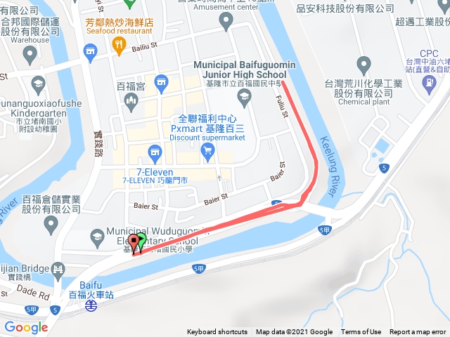 百福社區基隆河