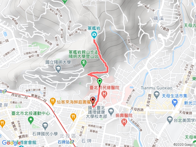 榮總-軍艦岩親山步道