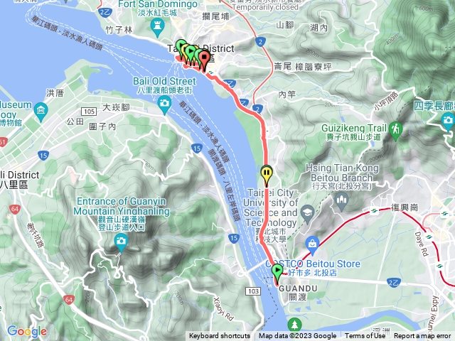 關渡淡水自行車