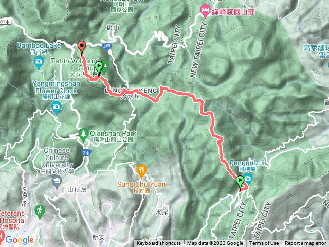Fengguizui to Xiaoyoukeng trail
