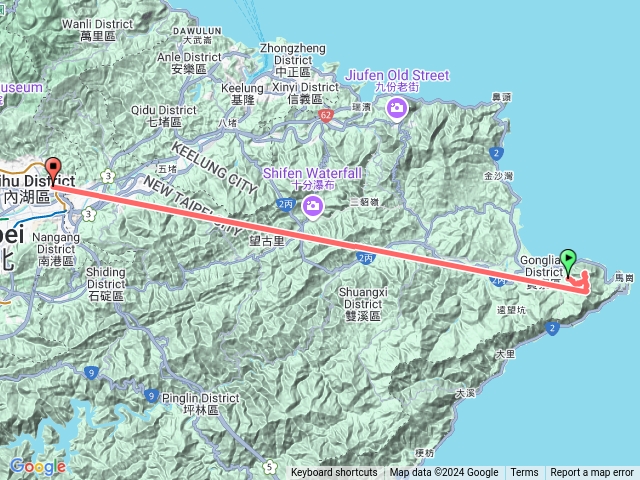 雪山尾稜北段預覽圖