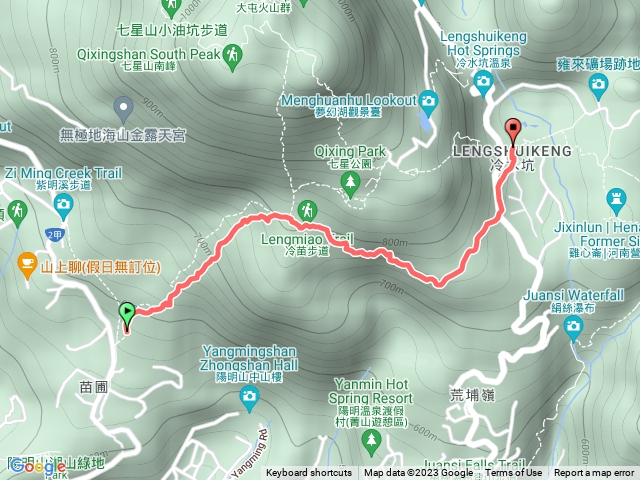 苗圃到冷水坑(土路)