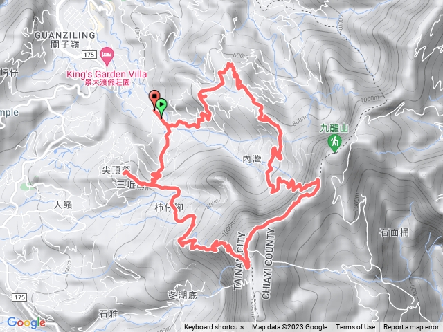 福龍山-雞胸山-九龍山-大凍山-黃牛山 O繞