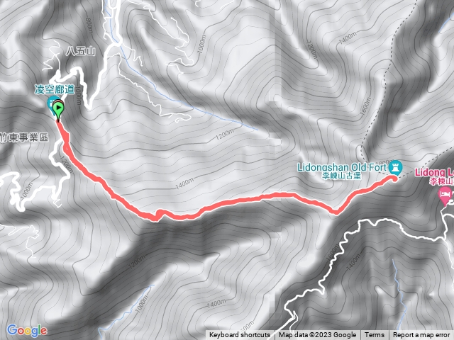 凌空廊道-大混山-李崠山古堡來回2023.09.26